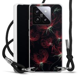 New Carry Case Transparent Stoff schwarz/silber