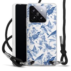 New Carry Case Transparent Stoff schwarz/silber