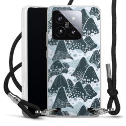 New Carry Case Transparent Stoff schwarz/silber