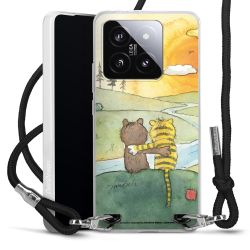 New Carry Case Transparent Stoff schwarz/silber