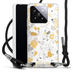 New Carry Case Transparent Stoff schwarz/silber