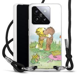 New Carry Case Transparent Stoff schwarz/silber