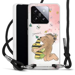 New Carry Case Transparent Stoff schwarz/silber