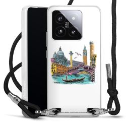 New Carry Case Transparent Stoff schwarz/silber