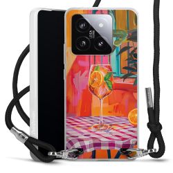 New Carry Case Transparent Stoff schwarz/silber