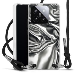 New Carry Case Transparent Stoff schwarz/silber