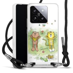 New Carry Case Transparent Stoff schwarz/silber