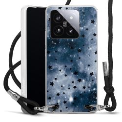 New Carry Case Transparent Stoff schwarz/silber