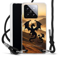 New Carry Case Transparent Stoff schwarz/silber