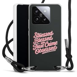 New Carry Case Transparent Stoff schwarz/silber