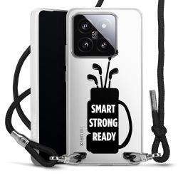 New Carry Case Transparent Stoff schwarz/silber