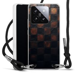 New Carry Case Transparent Stoff schwarz/silber