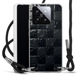 New Carry Case Transparent Stoff schwarz/silber