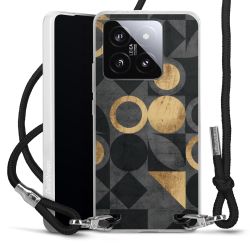 New Carry Case Transparent Stoff schwarz/silber