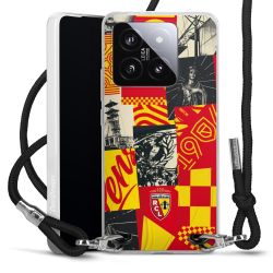 New Carry Case Transparent Stoff schwarz/silber