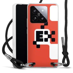 New Carry Case Transparent Stoff schwarz/silber