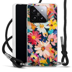 New Carry Case Transparent Stoff schwarz/silber