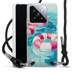 New Carry Case Transparent Stoff schwarz/silber