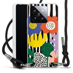 New Carry Case Transparent Stoff schwarz/silber