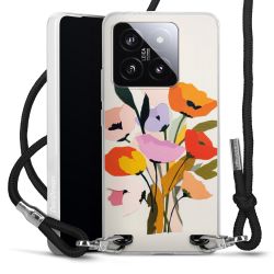 New Carry Case Transparent Stoff schwarz/silber