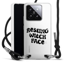 New Carry Case Transparent Stoff schwarz/silber