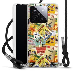 New Carry Case Transparent Stoff schwarz/silber