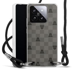 New Carry Case Transparent Stoff schwarz/silber