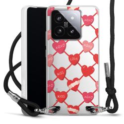 New Carry Case Transparent Stoff schwarz/silber