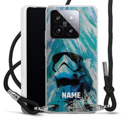 New Carry Case Transparent Stoff schwarz/silber