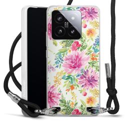 New Carry Case Transparent Stoff schwarz/silber