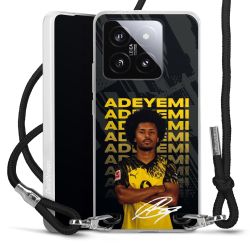 New Carry Case Transparent Stoff schwarz/silber