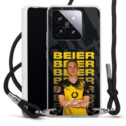 New Carry Case Transparent Stoff schwarz/silber