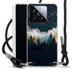 New Carry Case Transparent Stoff schwarz/silber