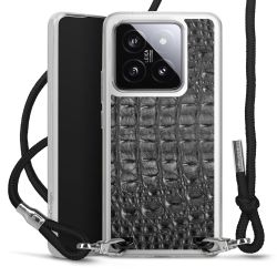 New Carry Case Transparent Stoff schwarz/silber