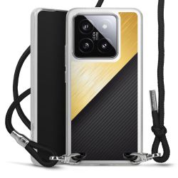 New Carry Case Transparent Stoff schwarz/silber