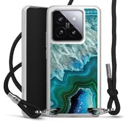 New Carry Case Transparent Stoff schwarz/silber