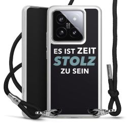 Carry Case Transparent Stoff schwarz/silber