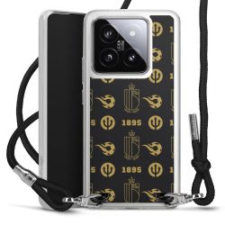 New Carry Case Transparent Stoff schwarz/silber