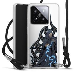 New Carry Case Transparent Stoff schwarz/silber