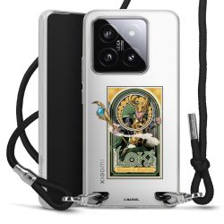 New Carry Case Transparent Stoff schwarz/silber