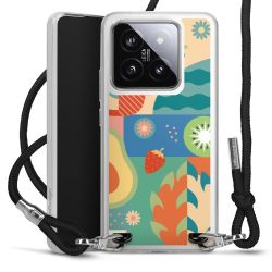 New Carry Case Transparent Stoff schwarz/silber