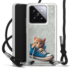 New Carry Case Transparent Stoff schwarz/silber