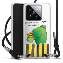 New Carry Case Transparent Stoff schwarz/silber