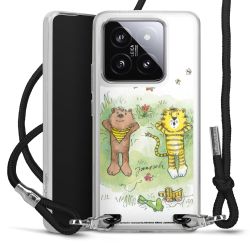 New Carry Case Transparent Stoff schwarz/silber