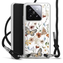 New Carry Case Transparent Stoff schwarz/silber