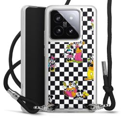 New Carry Case Transparent Stoff schwarz/silber