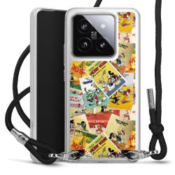 New Carry Case Transparent Stoff schwarz/silber