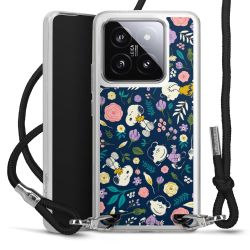 New Carry Case Transparent Stoff schwarz/silber