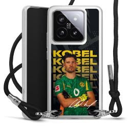 New Carry Case Transparent Stoff schwarz/silber