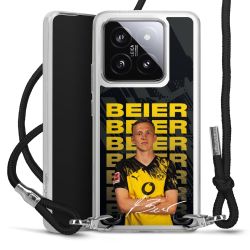 New Carry Case Transparent Stoff schwarz/silber